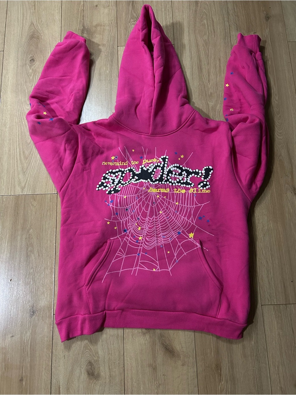 Pink spider hoodie Jacket with Design